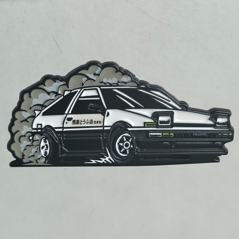 Japanese anime car pin