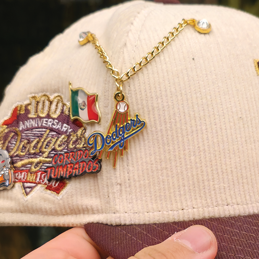 Dodgers chain pin
