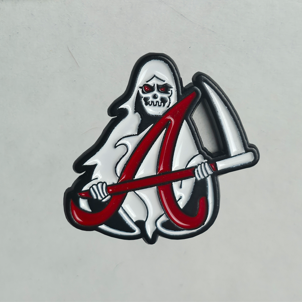 Grim reaper Arizona hat pin