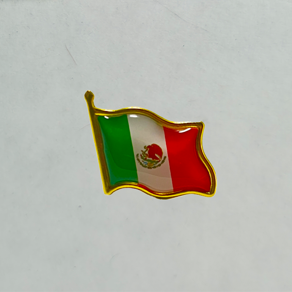 Mexican flag pin