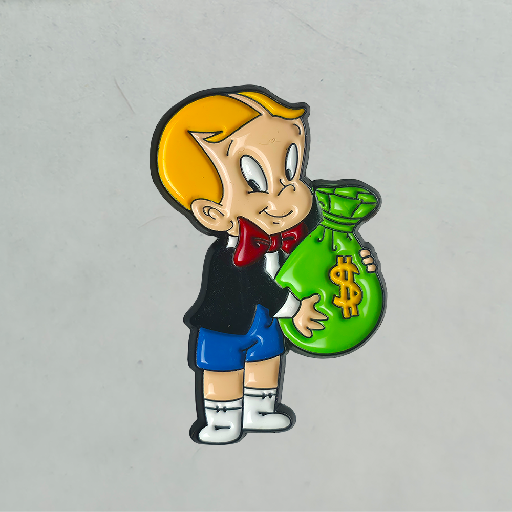 Billionaire boys club mascot pin